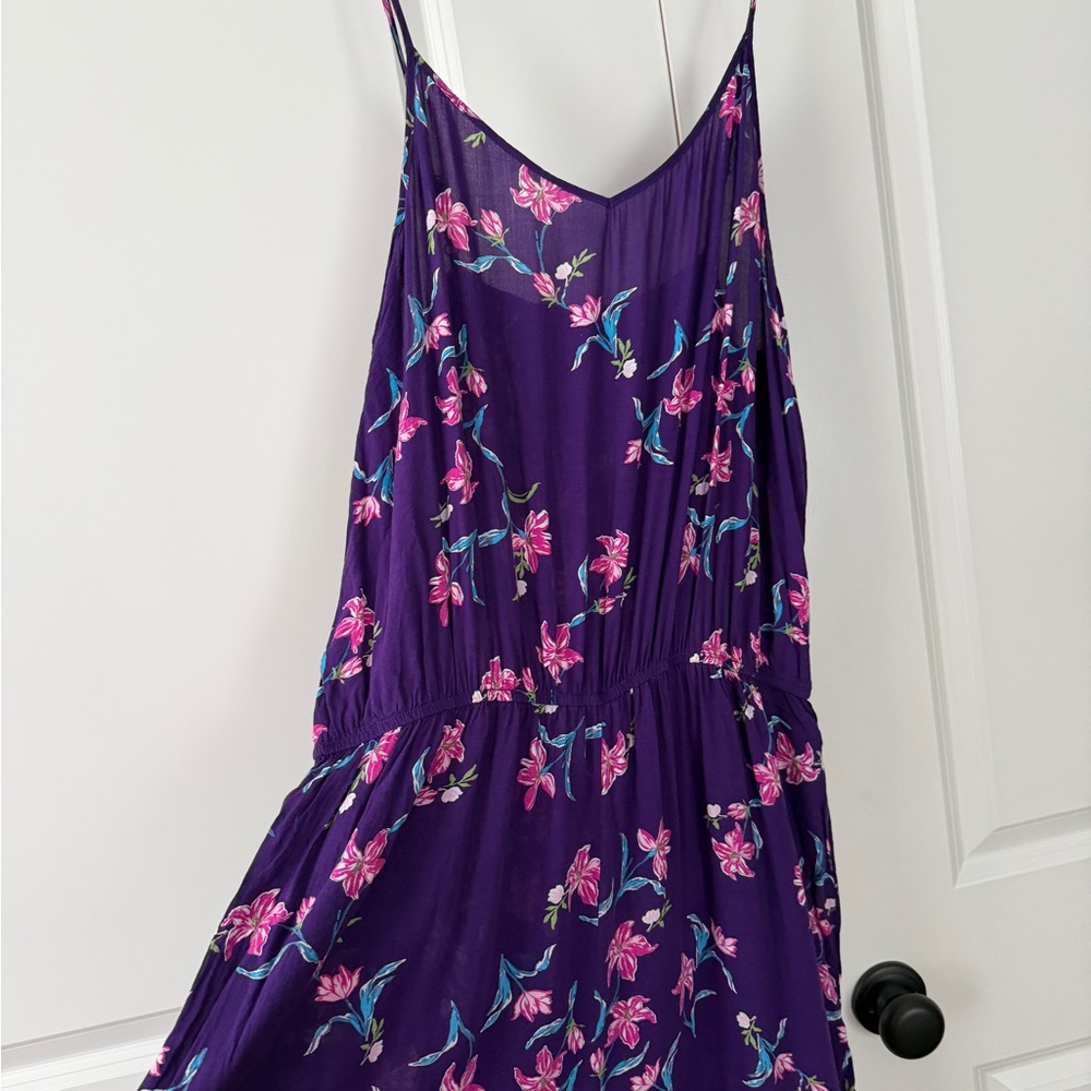 Floral Purple Jumpsuit